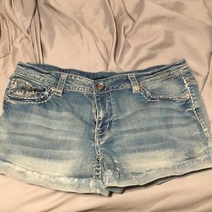 Jean midi short short midi